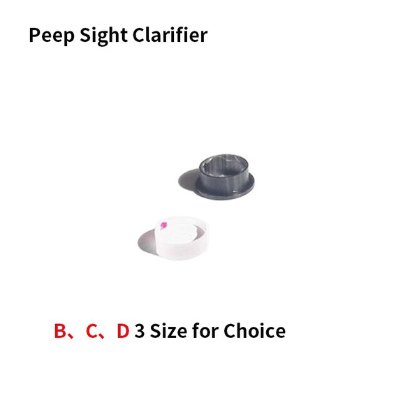 Archery Compound Bow Peep Sight Clarifier Aperture Lens Optical Resin
