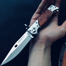 Tactical Pocket Knife Fixed Blade Knives Outdoor Survival EDC Tools Spring Assisted Knife Camping Fast Open Knifes