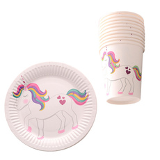 unicornparty, Boy, paperplate, Cup