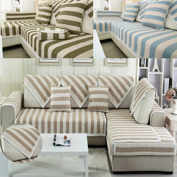 Home Living Cotton Linen Lace Sectional Sofa Throw Covers Pet Furniture Protector Stripes Seat Cover Slipcovers Wish - Pet Covers For Sectional Sofa Home Living Cotton Linen Lace Sectional Sofa Throw Covers Pet Furniture Protector Stripes Seat Cover Slipcovers Wish - Pet Covers For Sectional Sofa