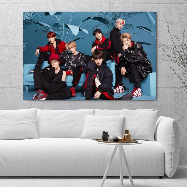 BTS Posters Art Fabric Poster Printing | Wish