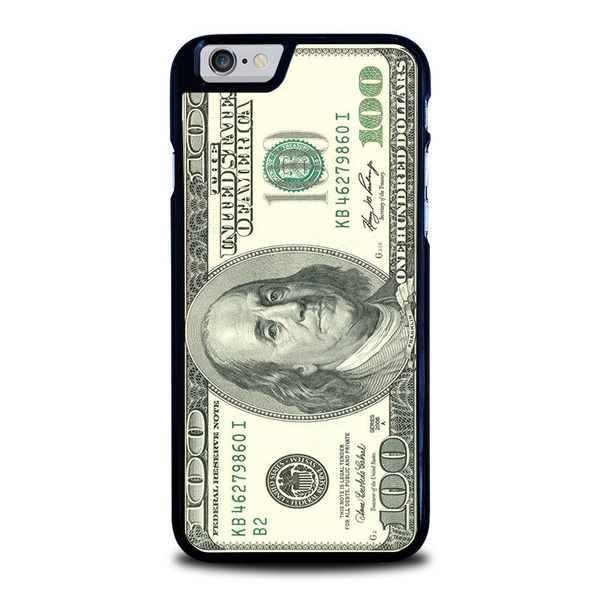 Dollar Bill Money Print Phone Case Cover for Iphone 7 7 Plus 6 6s Iphone 8 iphone 8 Plus iphone X Samsung Galaxy Case Cell Phone Skin