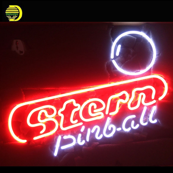New Stern Pinball Game Room Beer Lager Decor Light Lamp Neon Sign 17"