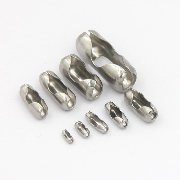The Hillman Group 54057  Nickel Ball Chain Connector 50-Pack