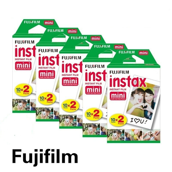 D'origine Fujifilm Instax Mini Film 8 9 7s 25 50s 90 Polaroïds 300 Instant  Blanc bord Papier Photo Fuji Film Caméra