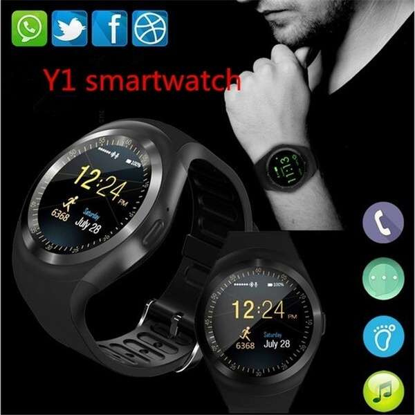genvinde Kritisk leninismen Bluetooth SmartWatch Y1 PK U8 M28 T8 A9 Smart Watch For IPhone 4/5S/6  Samsung S7 xiaomi Android /Ios Phone huawei Smart Phones | Wish