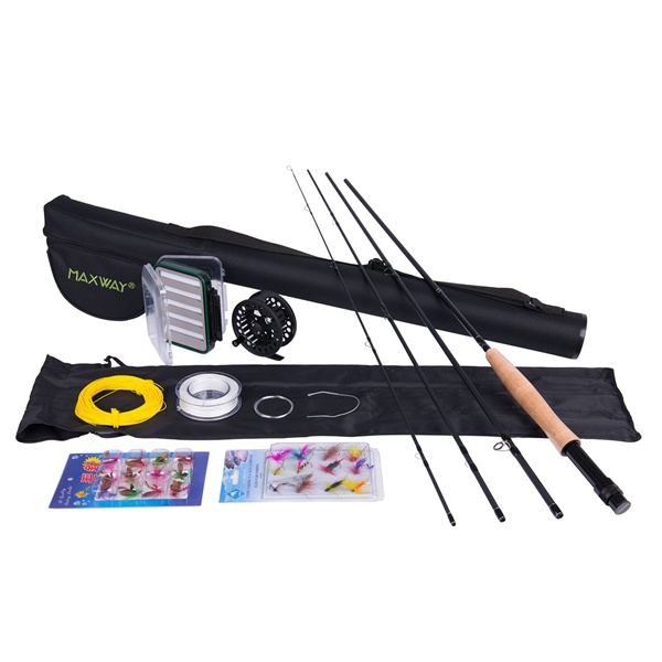 Maxway Fly Fishing Rod Combo Set 3/4 5/6 7/8 Carbon Rod Reel with