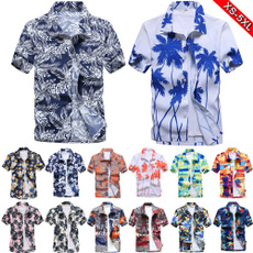 shortsleeveshirtsformen, Мода, Hawaiian, Summer