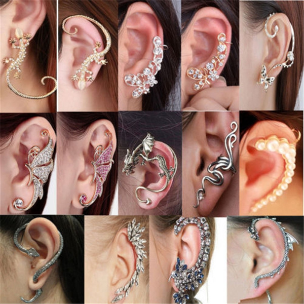 Women Engagement Vendee Fashion Cuffs Full Ear Cover Earrings 9173