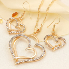 Heart, Silver Jewelry, Crystal Jewelry, Glamour