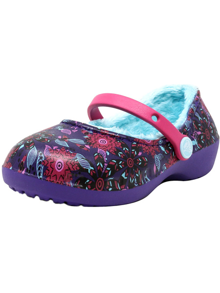 Crocs Karin Graphic Clog Girls Crocs Karin Clog Black Roomy Fit