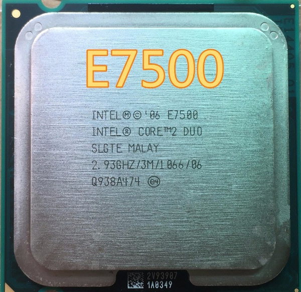 100%Original Intel Core 2 Duo E7500 Processor 2.93GHz/ 3M /1066MHz