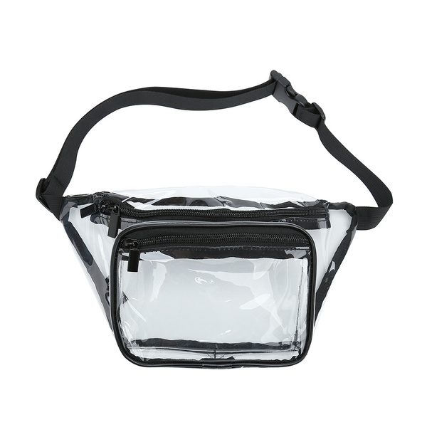 clear pvc bum bag