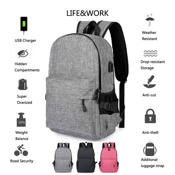 usb travel backpack