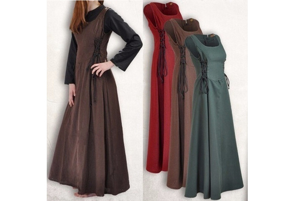 Women Medieval Dress Side Lace Up Renaissance Cosplay Long Dress Vintage Party Masquerade Dress | Wish Women Medieval Dress Side Lace Up Renaissance Cosplay Long Dress Vintage Party Masquerade Dress | Wish