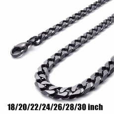 Steel, Stainless, Chain Necklace, mensnecklacechain