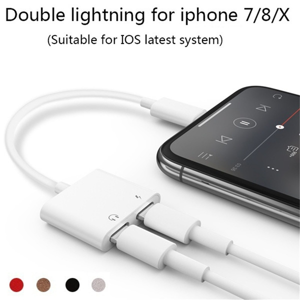 Splitter Dual Lightning Adapter, 2 in 1 