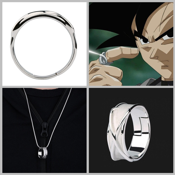 Black Goku Dragon Ball SUPER Sterling Silver Time Ring (Toki no Yubiwa –  HachiCorp