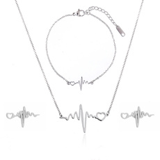 Steel, Necklaces Pendants, stainless steel earrings, Jewelry