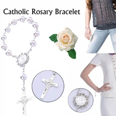 rosarybead, gitf, catholicbracelet, pearls
