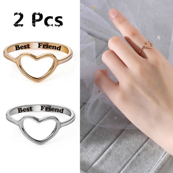 Bow-Tie Light Luxury Heart-Shaped Ring For Women, Creative Niche Design,  High-End Retro Love Ring | SHEIN USA