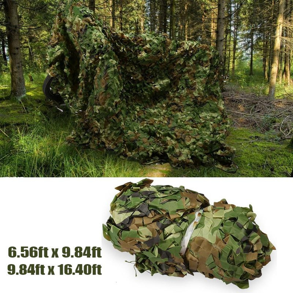 3Mx5M Camo Net Camouflage Netting Hunting/Shooting Hide Jungle Camouflage Green 