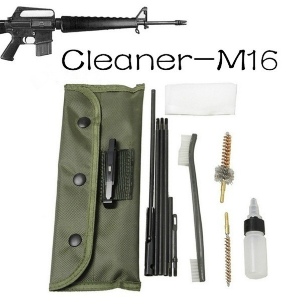 22 22LR .223 556 Rifle Gun Cleaning Kit Set Cleaning Rod Nylon Brush Cleaner 