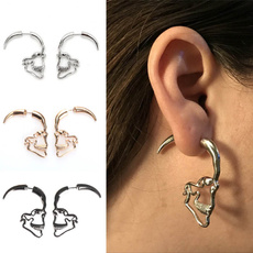 Black Earrings, Goth, punk earring, Stud Earring