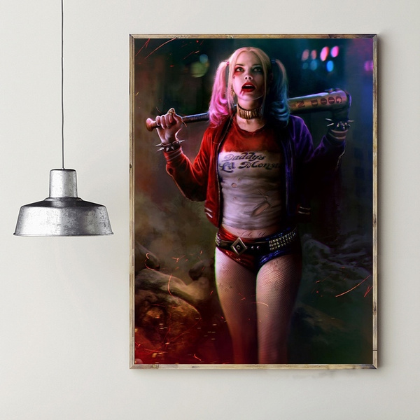 Margot Robbie as Harley Quinn, Suicide Squad wallpaper HD Art Silk poster |  Wish