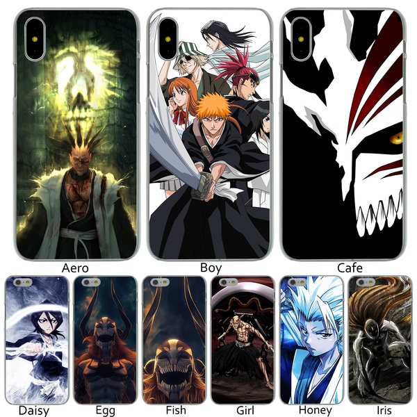 B163 Japanese Anime Bleach Hard Transparent Phone Shell Case For Iphone 8 7 6 6s Plus 5 5s Se 5c 4 4s 10 Cover For Apple Iphone X Xr Xs Max Cases Wish