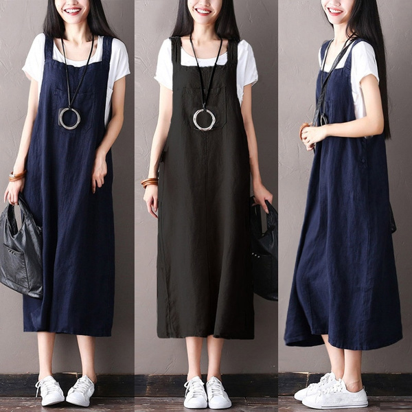 NEW PERFECT WOMEN S LADIES NEW BUTTON FRONT SEXY PINAFORE DUNGAREE DRESS 8  TO16 | eBay