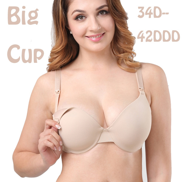 34D-42DDD-42H Super Plus Size Full Cup Section Bra Without Trace Anti-sagging Bra |