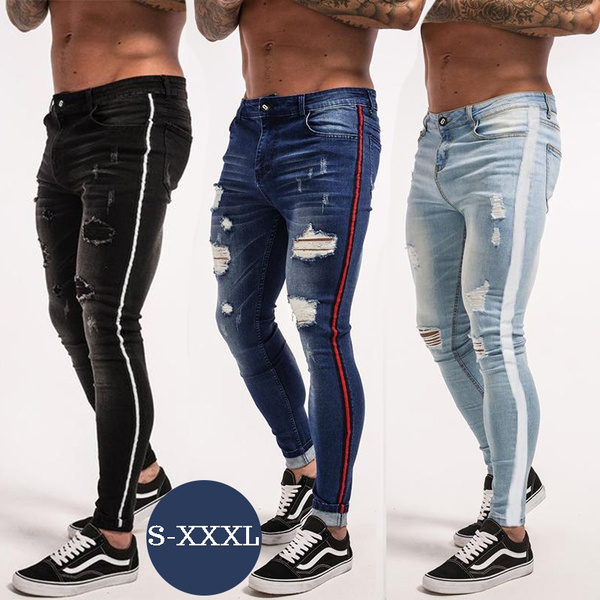 HERREN Jeans Ripped Blau 32 Criminal Damage Jegging & Skinny & Slim Rabatt 77 % 