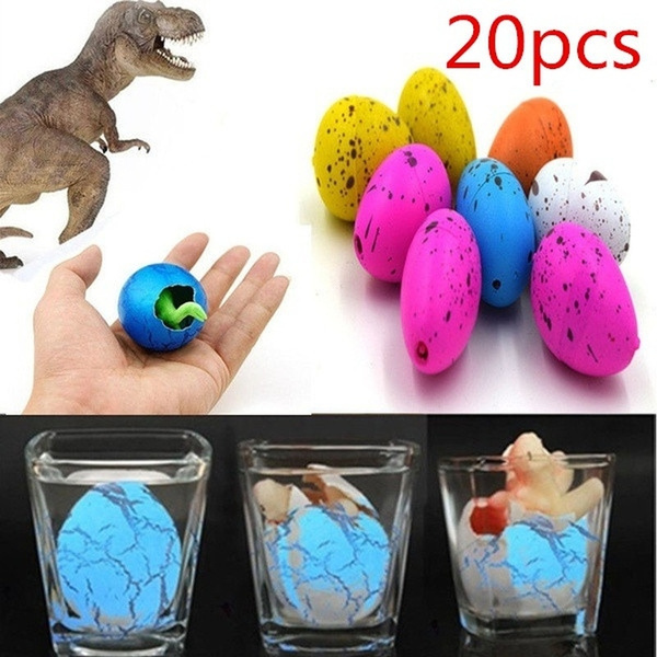6x Magic Dino Eggs Growing Hatching Dinosaur Add Water Child Inflatable Kid Toy 