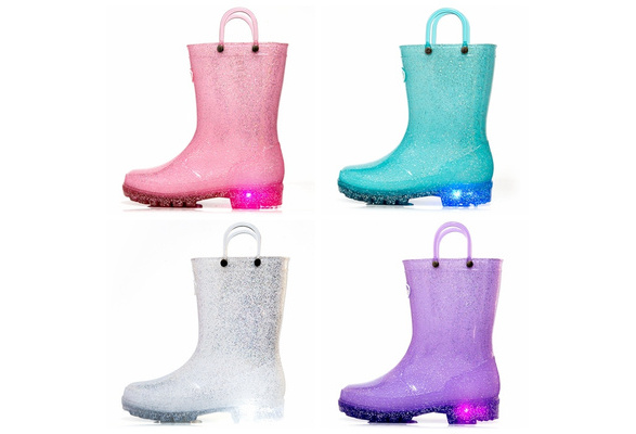 light up rubber boots for toddlers