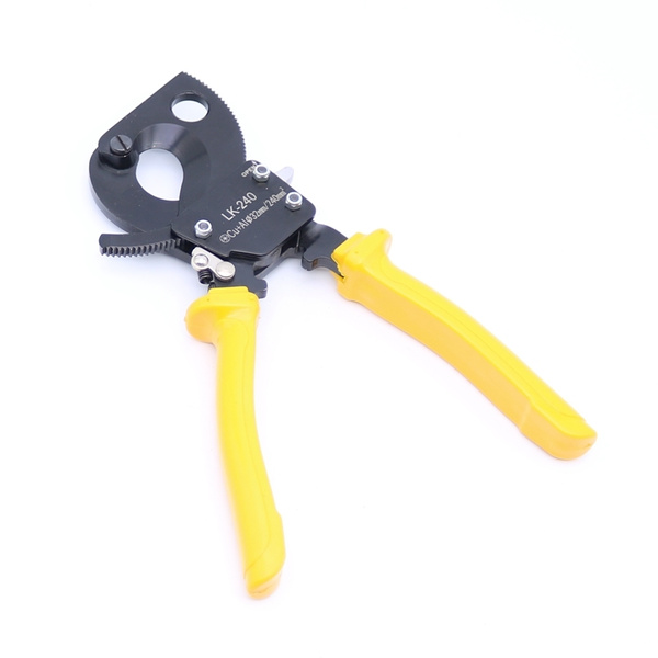 Cutting Pliers Ratchet Cable Cutter Ratcheting Metal Wire Cut Up To