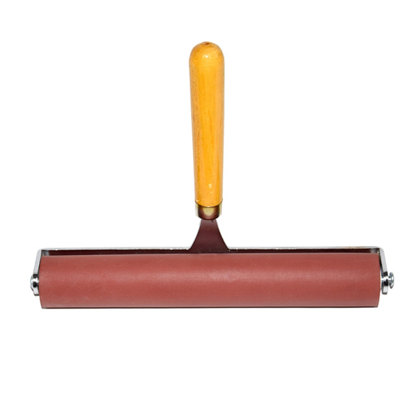 8-Inch and 4-Inch Professional Hard Rubber Brayer Roller for