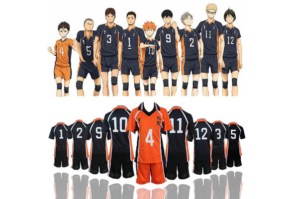 Volleyball Teenager Cosplay Hot Anime Styles Karasuno High School
