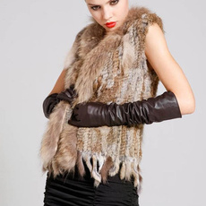 fashion clothes, fur coat, Tassels, Plus Size
