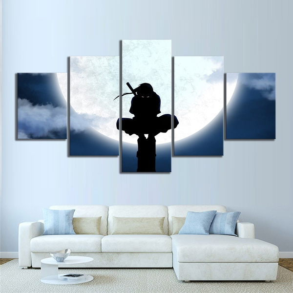 pics Itachi On Pole Painting uchiha itachi naruto shippuuden utility pole silhouette anime poster canvas art pictures for living room wall decor no framed wish