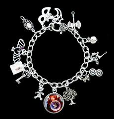 Charm Bracelet, Owl, Jewelry, labyrinth