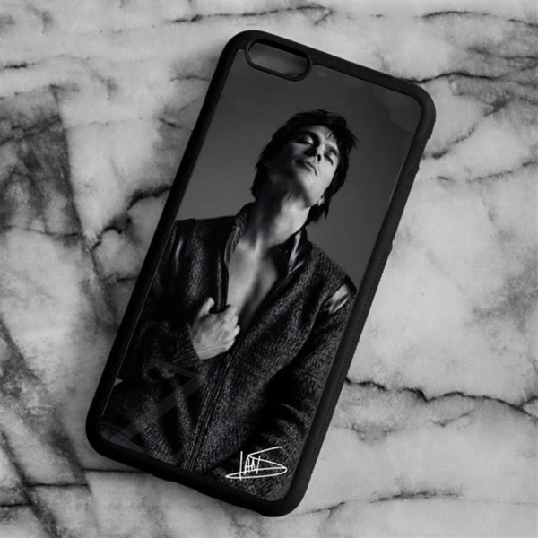 The Vampire Diaries Damon Salvatore Ian Somerhalder Printed Cell Phone Case For IPhone 5 5C 5S 6 6S 6Plus 6SPlus 7 7Plus SE 8 8Plus X Samsung Galaxy