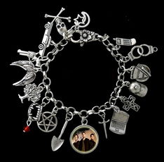 Charm Bracelet, Joyería de pavo reales, Pulsera, Silver Bracelet