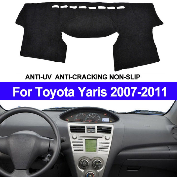 For TOYOTA Yaris 2006-2011 Dashboard Dash Mat DashMat Sun Cover Pad LHD Black