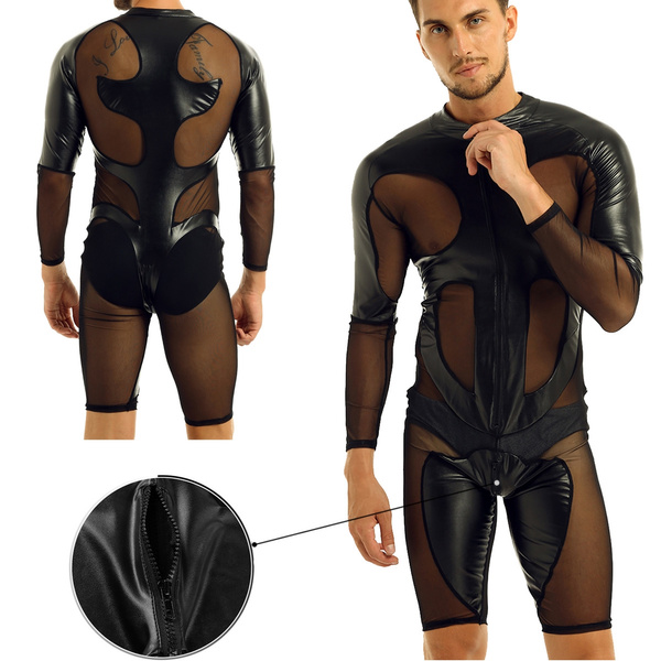 mens one piece body suit