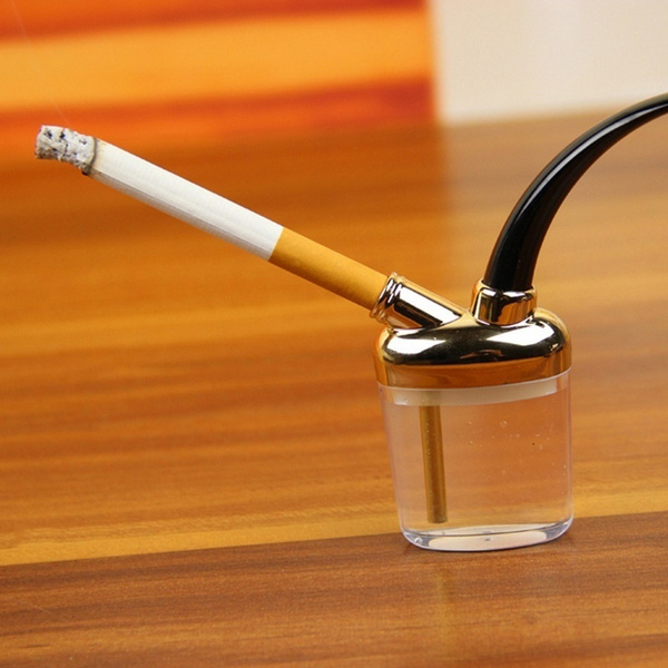 2018 Mini water tobacco pipe Metal filter smoke pipe Health water cigarette  bottle Fashion smoking pipe