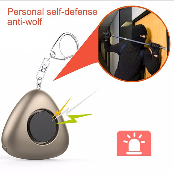 Personal Mini Alarm Keychain Emergency Self Defense Sound Weapon Safe Security Siren Alarm with