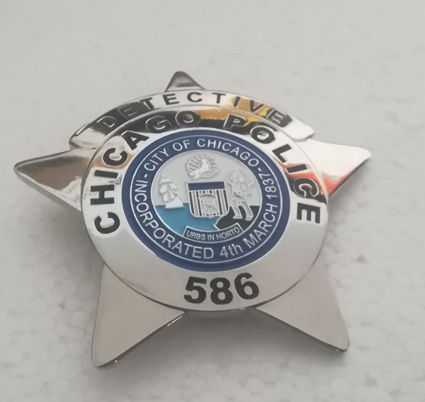 Chicago, USA Badge CHICAGO PD General Agent OFFICER DETECTIVE