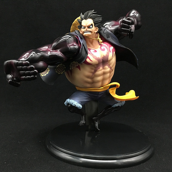 Anime One Piece Monkey D Luffy Gear 4 Gear Fourth PVC Action Figure Resin Collection Model Toy Doll Gifts Cosplay Creative