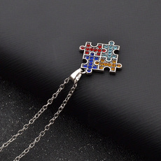 autismawarenessnecklace, Chain Necklace, Jewelry, Gifts